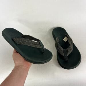 Chaco Chillos Flip Flop Men's 8 Green Tube Fret Scarab Comfort Sandal JCH108449